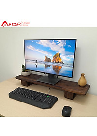 Kệ kê màn hình máy tính bằng gỗ, Kệ gỗ kê màn hình Anzzar-01 