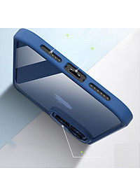 Ốp lưng trong suốt iPhone 12/ 12 Pro/ 12 pro Max Rock Guard Pro viền màu - Hàng chính hãng