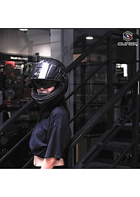 Mũ bảo hiểm fullface trùm đầu 2 kính SUNDA 823 – vệ sĩ chống tia cực tím