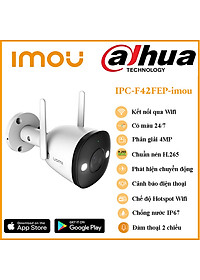 Camera imou Bullet IPC-F42FEP 4.0 Megapixel, Fullcolor có màu ban đêm, có đàm thoại 2 chiều, báo động - hàng chính hãng