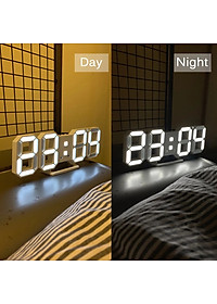 Đồng hồ LED 3D treo tường, để bàn thông minh TN828