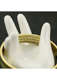 VÒNG TAY HOA SEN CHỮ PHẬT KHẮC BÁT NHÃ TÂM KINH BẰNG ĐỒNG