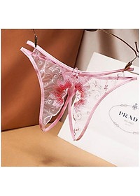 Quần Lót Mềm Giấu Đường May Phối Ren Cho Nữ - Quần lót xẻ dáy sexy - quần lót lọt khe C53