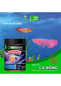 Thức ăn Cá Rồng GREENABC - Protein 40, tăng size, tăng màu, tăng đề kháng, vảy rực rỡ - Hộp 350g