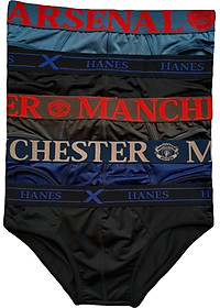 Quần lót nam tam giác lưng thun cotton 4 chiều co giãn cao cấp ShopN6 - QLT1 (màu tối + chữ ngẫu nhiên)