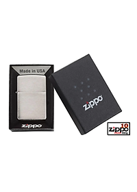 Bật lửa Zippo 200 (Zippo Brushed Chrome) - Chính Hãng 100%