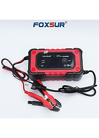 ạc bình ắc quy Foxsur 7A 12V(4Ah - 140Ah)sạc cho cả pin LiFePO4 tự ngắt khử sunfat chống ngược cực chống chập