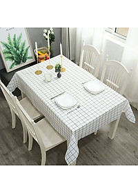 Khăn Trải Bàn Chống Thấm Nước Họa Tiết Độc Đáo, Tấm Lót Decor Bàn Ăn Kẻ Caro Nhiều Kích Thước Chính Hãng TOKDODO