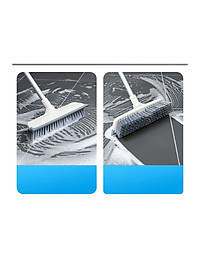 Chổi cọ sàn nhà tắm 2 mặt chà và đẩy nước, Chổi lau mặt kính thông minh - Chính hãng MINIIN 