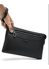 Clutch da bò thật cao cấp BAOHA LEATHER BHM8986 Ví da cầm tay cao cấp.