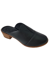 Dép Cao Gót Nữ BIGGBEN Da Bò Cao 4 Phân DCG79