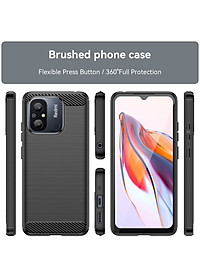 Ốp lưng chống sốc vân kim loại cho Xiaomi Redmi 12C / Poco C55 / Redmi 11A hiệu Likgus (chuẩn quân đội, chống va đập, chống vân tay) - Hàng nhập khẩu