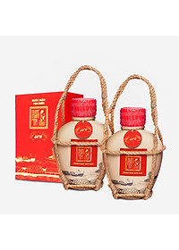 Đặc Sản Phan Thiết - Combo 2 Bình Gốm Nước Mắm Tôm Biển 60N