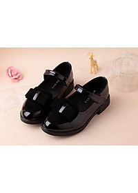 Giày Phong Cách Vintage Cực Xinh Cho Bé Gái 3 - 12 Tuổi G3 - Đen