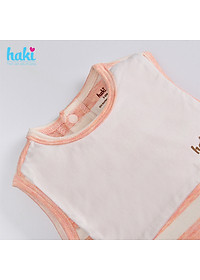 Bộ bodysuit kẻ thủy thủ cho bé vải sợi tre cao cấp BB032, set body bé trai bé gái, body cho bé sơ sinh hàng chính hãng HAKI
