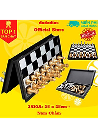 Cờ vua nam châm cao cấp - 25x25cm - Chính hãng dododios