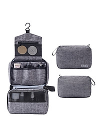 Túi đựng mỹ phẩm, đồ trang điểm, đồ dùng vệ sinh cá nhân đi du lịch - Màu Đỏ