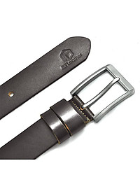 Thắt lưng da bò nam AT Leather Premium PK2 - Nâu