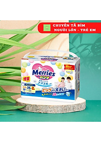 BỈM/TÃ QUẦN MERRIES CỘNG MIẾNG SIZE XXL26+2 MIẾNG