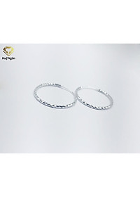 Bông tai bạc Ý 925 Huệ Ngân - Vòng to xinh RYE30C14101