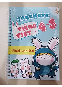 Sách - takenote toán + tiếng việt + tiếng anh lớp 5