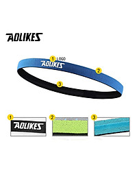 Băng Trán, Băng Đô Chặn Mồ Hôi Thể Thao Nam Nữ Sport Anti-Slip Sweatband AOLIKES YE-2101 - Hàng Chính Hãng