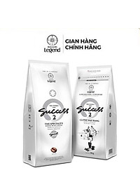 Combo 2 Bịch Cà Phê Hạt Mộc Success 2 Trung Nguyên Legend – Gói 1kg – Cà Phê Thể Chất Mạnh, Vị Cân Bằng