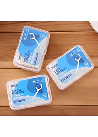 Hộp 50 cây  tăm chỉ nha khoa ,an toàn dễ sử dụng và chăm sóc răng miệng