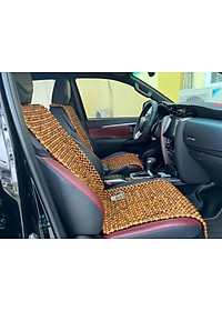 Lót đàn ghế ô tô hạt gỗ Bách Xanh - Mian .vn ( hình thật )