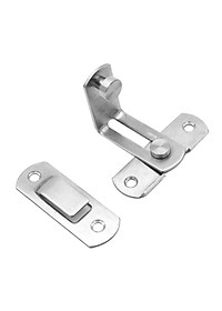 Chốt Khóa Cài Cửa Góc Vuông 90 Độ Bằng Thép Không Gỉ