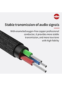 Dây cáp âm thanh Audio 3.5 Baseus M30 LV141- hàng chính hãng.