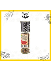 Tiêu Sọ Hạt Farmers' Organic Cối Xay Vipep Hũ Thủy Tinh 55g - Gia vị Vipep
