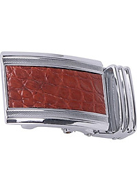 Đầu Khóa Da Cá Sấu 4 Phân Đầu Trắng Huy Hoàng HT9220 - Nâu Đỏ