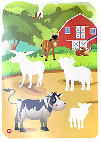 Sticker Dán Hình Thông Minh - Thế Giới Động Vật - Trong Trang Trại