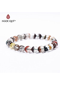 Vòng tay đá ưu linh đa sắc size hạt 8mm - Ngọc Quý Gemstones