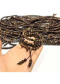 Vòng Trầm tốc tự nhiên 108 hạt size 6 ly