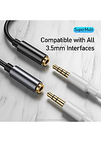 Bộ chuyển đổi Baseus Type-C sang 3.5mm hỗ trợ truyền âm thanh 24-bit thiết kế nhỏ gọn - Hàng chính hãng