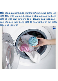 Bộ 2 Bóng Giặt Cầu Gai 11Cm Hỗ Trợ Giặt Đồ Siêu Sạch Chống Nhăn Quần Áo Bóng giặt quần áo, Banh giặt quần áo chống nhăn cỡ lớn 11cm khử khuẩn mùi ẩm mốc