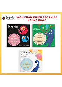 Sách Ehon Nhật Bản- Bộ Sách Ehon Moi Moi và Những Người bạn dành cho bé từ 0-2 tuổi- Bộ sách thu hút ánh nhìn của mọi bé