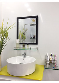 Gương soi Kibath có khung kích thước 40x50 cm