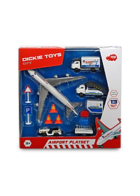 Bộ Đồ Chơi Dịch Vụ Sân Bay Dành Cho Bé Yêu DICKIE TOYS Airport Playset 203743001 - Đồ Chơi Đức Chính Hãng