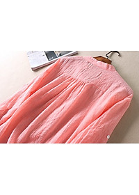 Áo đũi nữ Haint Boutique, Áo sơ mi nữ cổ V xinh phong cách vintage Sm99