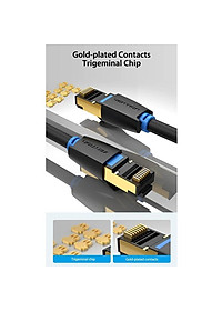 Cáp mạng Lan Cat8 tốc độ siêu cao 40Gbps SSTP dài 0.5 - 5m 10m 15m Vention - Hàng chính hãng