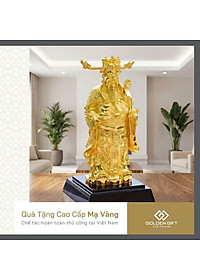 Quà tặng khai trương: Tượng Thần tài phong thuỷ mạ vàng 24K