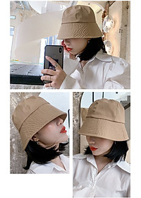 Mũ Bucket Cụp, Nón Tai Bèo Nam Nữ Trơn Giản Dị MD06