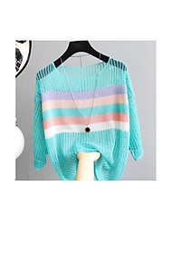 Áo lưới dạng len Hàn quốc gam màu pastel nhã nhặn