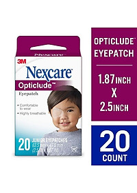 Combo 20 miếng dán mắt hỗ trợ nhược thị trẻ em 3M 1537 cỡ bé - Cho trẻ dưới 4 tuổi | Xuất xứ Ba Lan