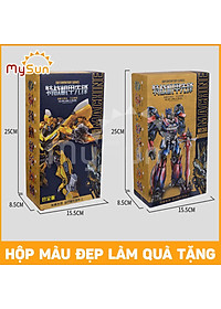 Đồ chơi mô hình xe ô tô biến hình robot người máy Transformer Optimus Prime, Bumblebee MySun