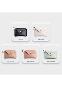 Ví Yuumy ( Thời trang nữ nắp gập cỡ nhỏ - Ví móc khóa da Seasand  YMK12 )