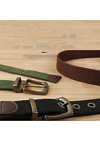 Thắt Lưng Nam Vải Dù US ARMY Mặt Khóa Truyền Thống, Phong Cách Cổ Điển Mặt Khóa Hợp Kim Thép Chống Ghỉ Cao Cấp -HÀNG CHÍNH HÃNG